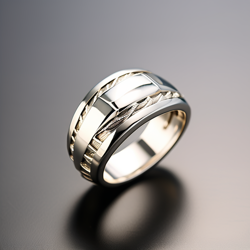 pure silver ring