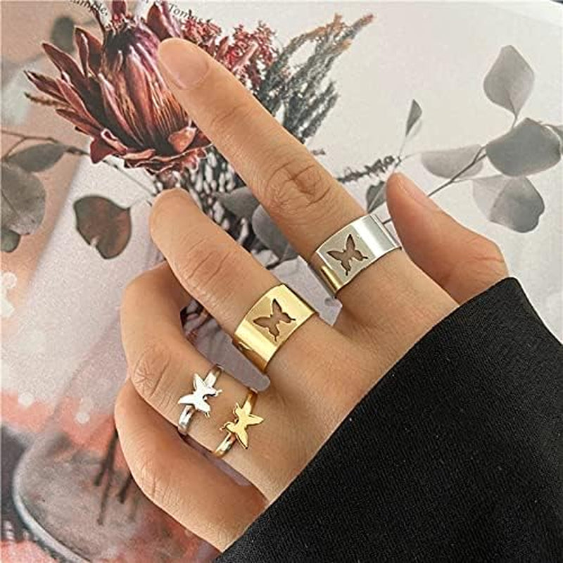 Butterfly Rings for Women & Couples